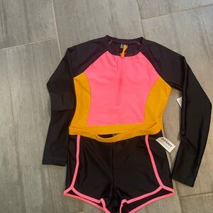 NWT - Old Navy Rashguard and Board Shorts